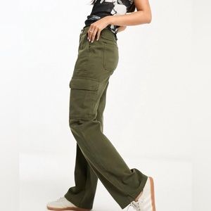 Blanknyc women’s cargo khaki pants cotton 27 L43-3
